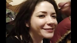 stunning cute teen love spunk on her face