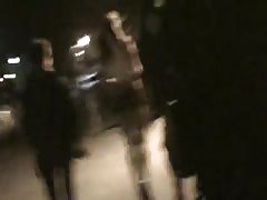 amber chase flashes protestors