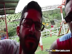 Carne Del Mercado - Latina enjoys hard fuck and cum in mouth