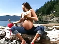 PREGO SLUT ON BEACH SHOWS