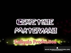 Two fuckers are nailing a slutty Russian milf from the both sides