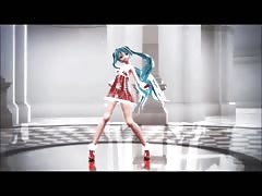 MMD Blue Hair Cutie for Valentines GV00097