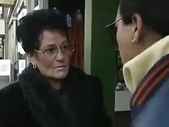 GERMAN GRANNY WITH BIG BOOBS FUCKED BY A LARGE COCK