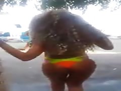 Anastasia Giousef at the beach