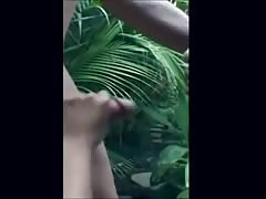 asian chick sucking pool guy