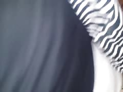 Cameltoe queen with her ass out!