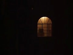 Hot MILF neighbor flashing in the window